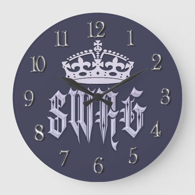 SWAG LARGE CLOCK (Front)