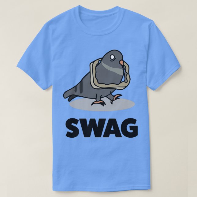 Swag Pigeon T-Shirt (Design Front)