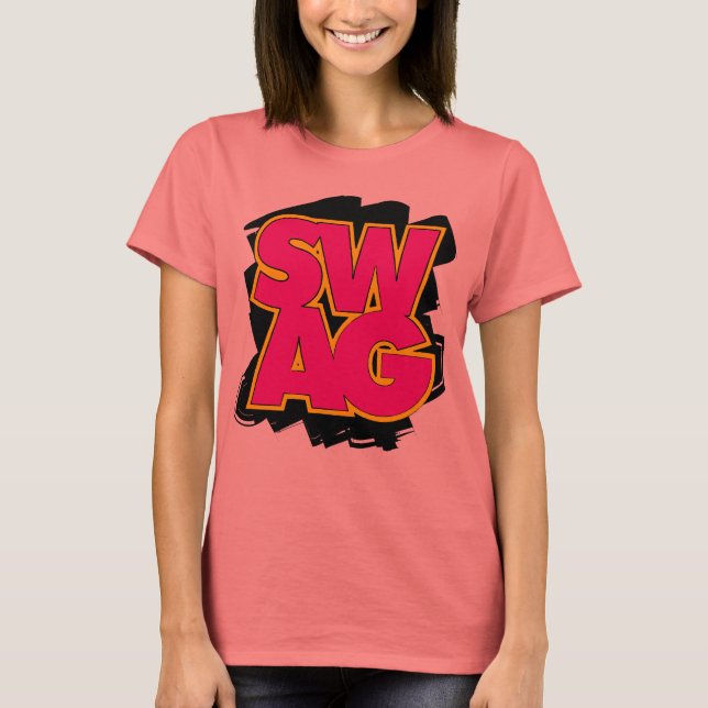 SWAG - Pink & Yellow T-Shirt (Front)