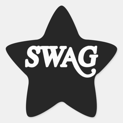 Swag Star Sticker | Zazzle