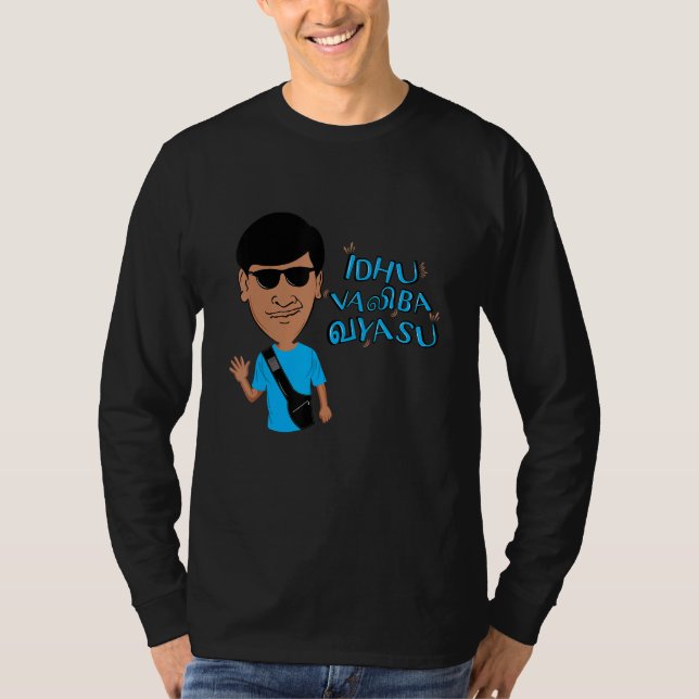 Swag Swami Kollywood Tamil Idhu Valiba Vayasu Funn T-Shirt (Front)