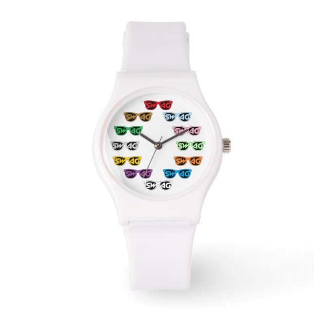 Swag Watch (white) (Front)