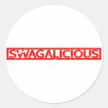 Swagalicious Stamp Classic Round Sticker