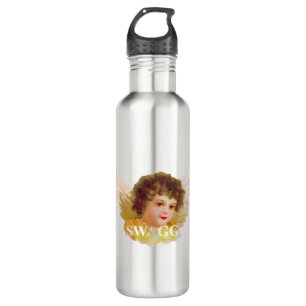 swagg angel cherub stainless steel water bottle