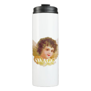 swagg angel cherub thermal tumbler