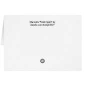 Swagged Clematis ~ card (Back Horizontal)