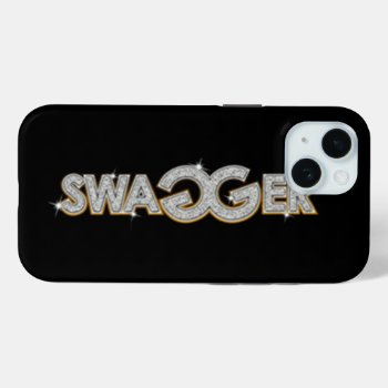 Swagger Iphone 15 Case by ImGEEE at Zazzle