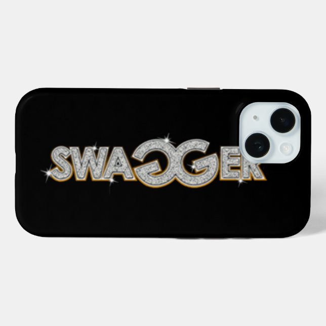 Swagger iPhone 15 Case (Back (Horizontal))