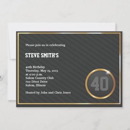 Swagger Party Invitation