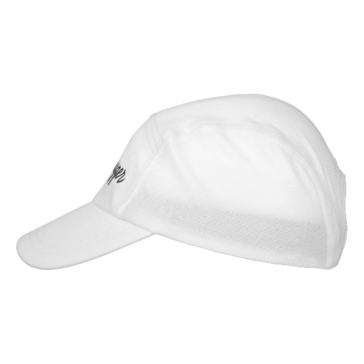 Swagger White Knit Performance Hat (Left)