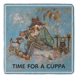 Swagman and his dog trivet
