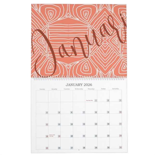 Swahili African Tribal Calendar (Jan 2026)