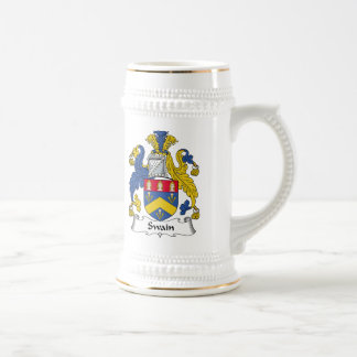 Swain Family Crest Beer Stein