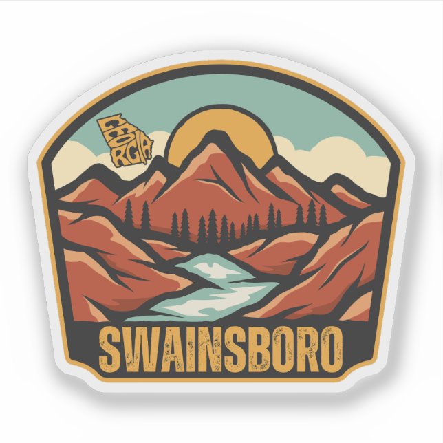 Swainsboro, Georgia Sticker (Front)
