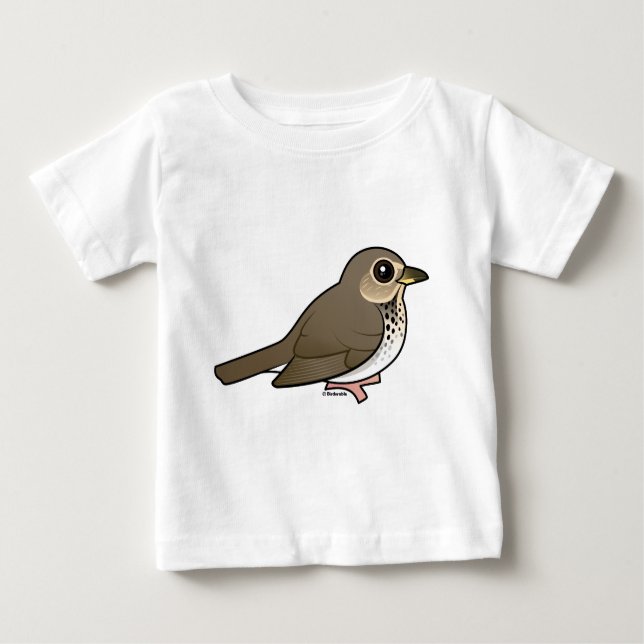 Swainson's Thrush Baby T-Shirt (Front)