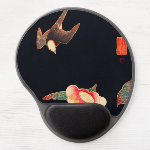 Swallow and Camellia 1900 by Ito Jakuchu Gel Mouse Pad