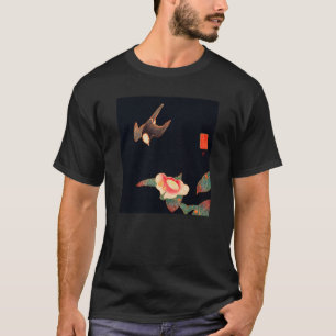 Swallow and Camellia (1900) by Ito Jakuchu T-Shirt