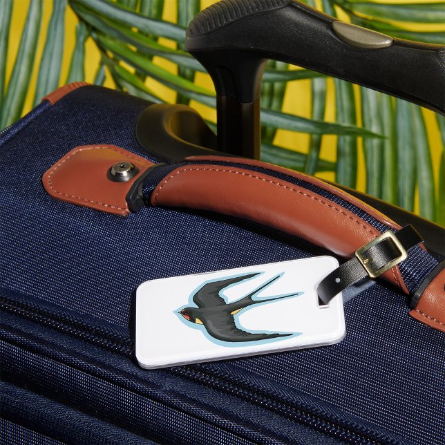 Swallow Bird Flying Luggage Tag (Creator Uploaded)