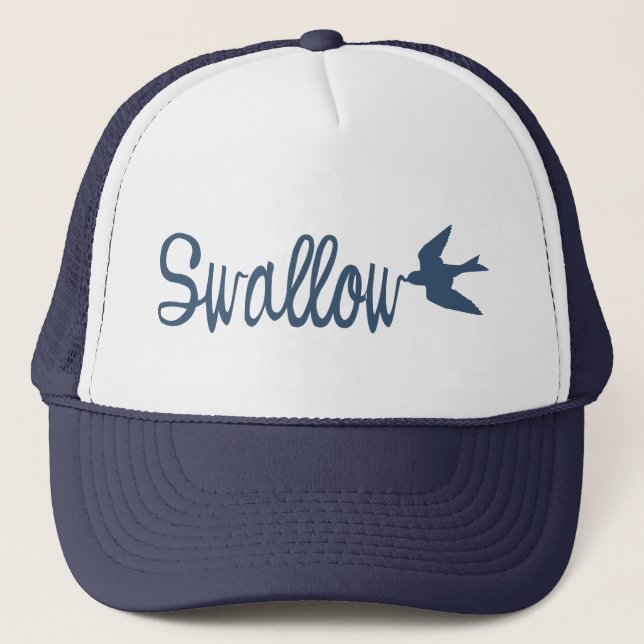 Swallow Bird Trucker Hat (Front)