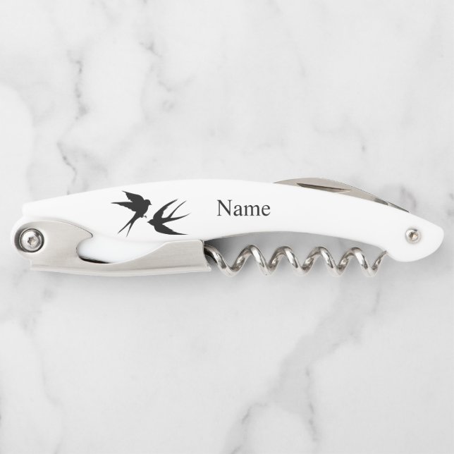 Swallow Birds Silhouettes Thunder_Cove  Waiter's Corkscrew (Front)