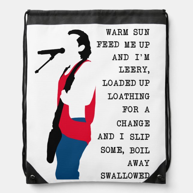 Swallow Drawstring Bag (Front)
