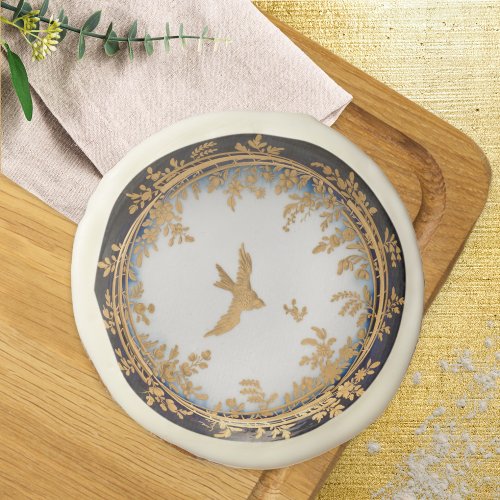 Swallow Flying Bird Vintage Artwork Party Favor Sugar Cookie