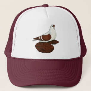 Swallow: Silesian Red White Bar Trucker Hat