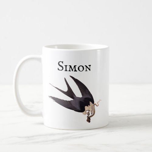 Swallow Tailed Hawk with Snake Vintage Audubon Coffee Mug