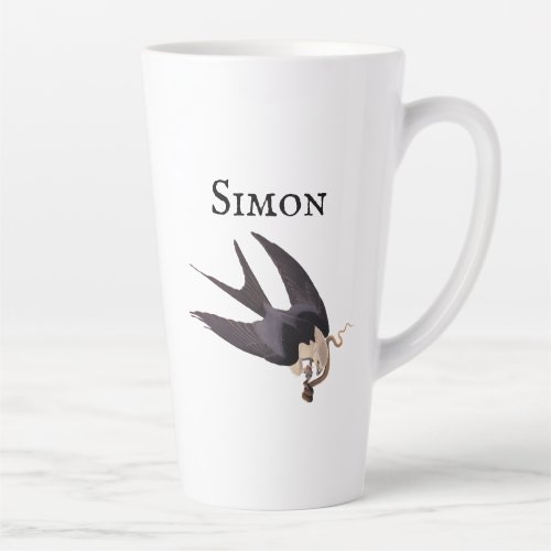 Swallow Tailed Hawk with Snake Vintage Audubon Latte Mug