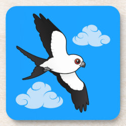 Swallow-tailed Kite in flight Beverage Coaster
