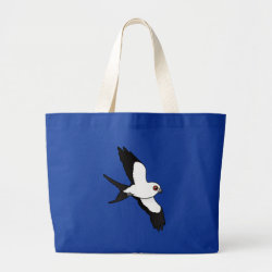Swallow-tailed Kite in flight Jumbo Tote Bag
