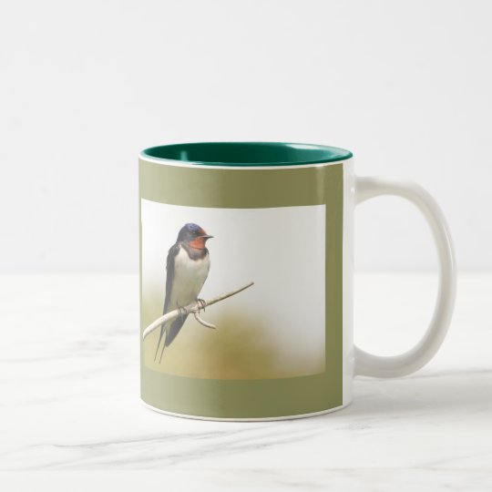 Swallow Two-Tone Coffee Mug