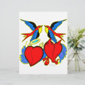 Swallows and Hearts Tattoo (Standing Front)