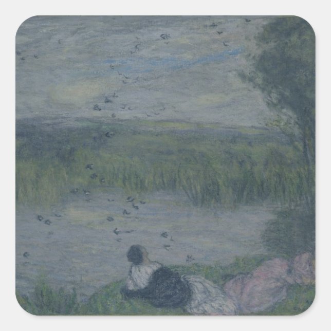 Swallows Square Sticker (Front)