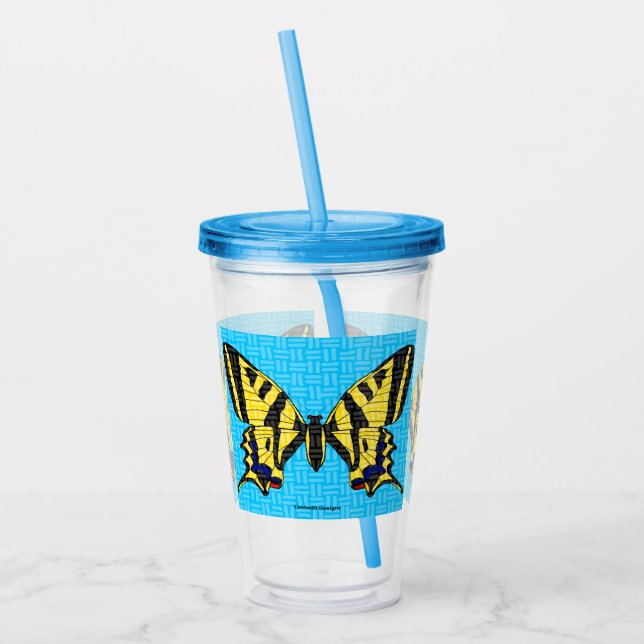 Swallowtail - Acrylic Cup (Left)
