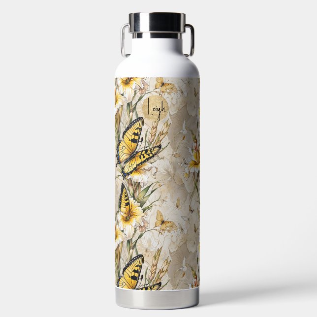 Swallowtail Butterflies No Plastic Water Bottle (Front)