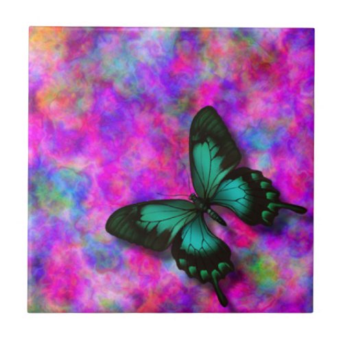 Swallowtail Butterfly Ceramic Tile