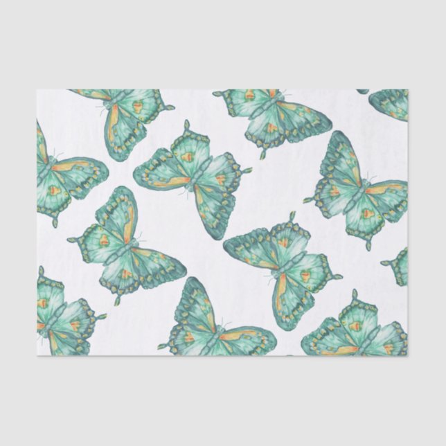 Swallowtail Butterfly design on tissue paper (Front)