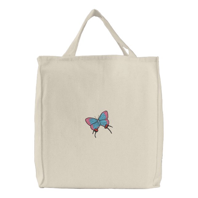 Swallowtail Butterfly Embroidered Bag (Front)
