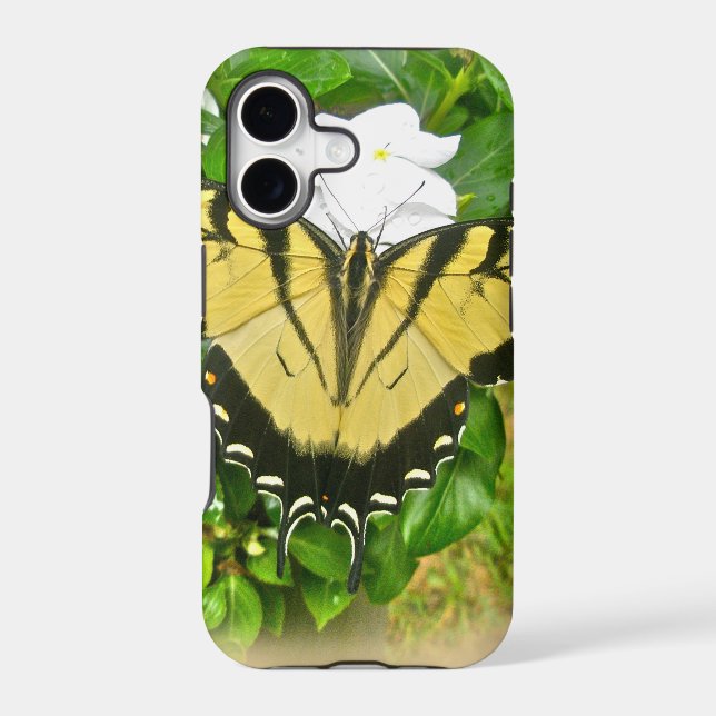 Swallowtail Butterfly - Flowers Iphone Case (Back)