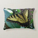 Swallowtail Butterfly I on Milkweed at Shenandoah Accent Pillow