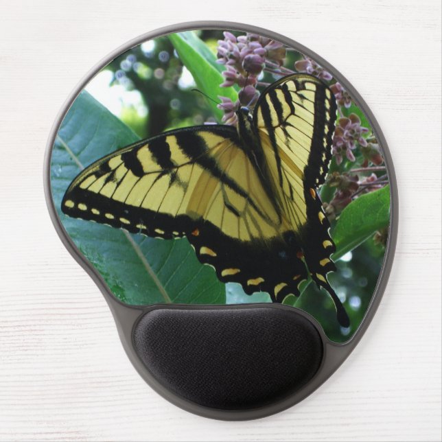 Swallowtail Butterfly I on Milkweed at Shenandoah Gel Mouse Pad (Front)