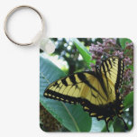 Swallowtail Butterfly I on Milkweed at Shenandoah Keychain