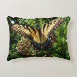 Swallowtail Butterfly III Beautiful Colorful Photo Accent Pillow