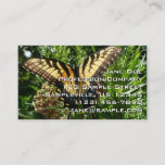 Swallowtail Butterfly III Beautiful Colorful Photo Business Card