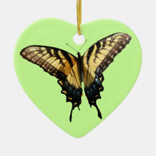 Swallowtail Butterfly III Beautiful Colorful Photo Ceramic Ornament