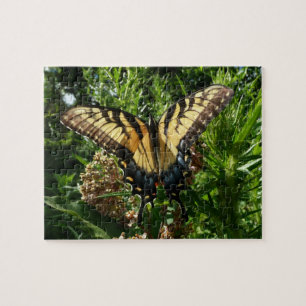 Swallowtail Butterfly III Beautiful Colorful Photo Jigsaw Puzzle