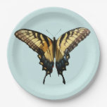 Swallowtail Butterfly III Beautiful Colorful Photo Paper Plates