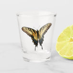 Swallowtail Butterfly III Beautiful Colorful Photo Shot Glass