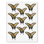 Swallowtail Butterfly III Beautiful Colorful Photo Temporary Tattoos
